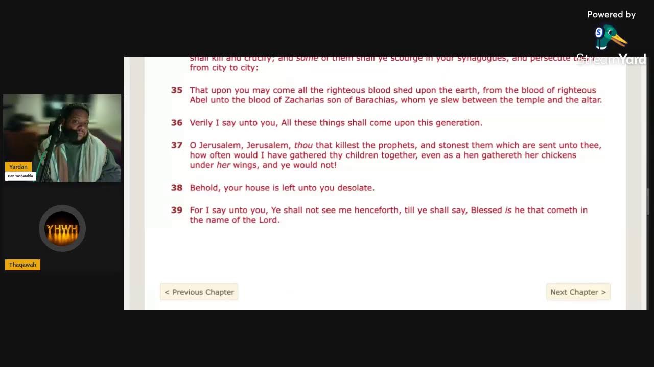 UK Israelites : Topic - Live by the sword, Die by the sword part 3