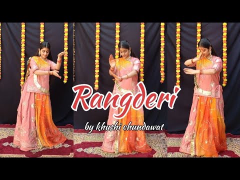 Rangderi...by khushi chundawat || Rajasthani dance || Folk dance || Ghoomar (Dance my way!)
