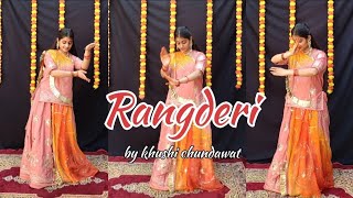 Rangderi...by Khushi Chundawat Rajasthani Dance Folk Dance Ghoomar Dance My Way