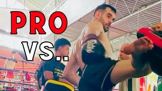My 1st PRO MUAY THAI FIGHT GYM in THAILAND (What makes the training different!?)