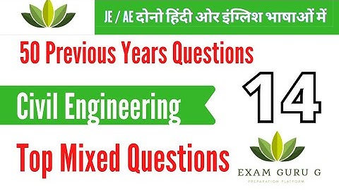 Index Properties & Defination || 100 Previous Years Questions || Civil Engineering
