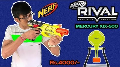 [REVIEW] Nerf Rival Mercury XIX-500 | Edge Series Unboxing in Hindi (4k Video)