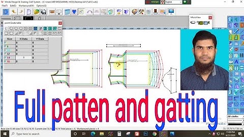 winda cad tree shirt ful patten and gatting