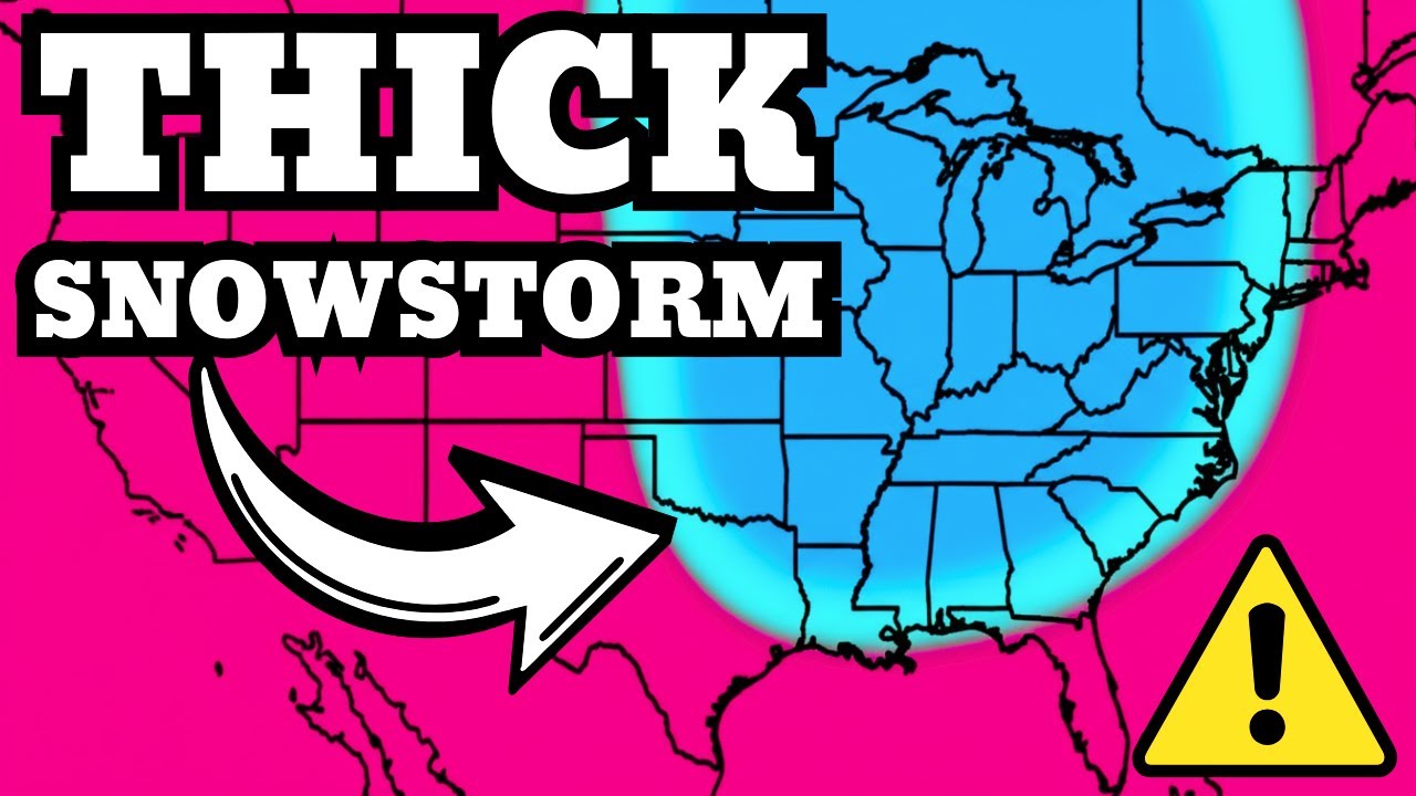 Large Winter Storm System Bringing Heavy Snow This Week... - YouTube