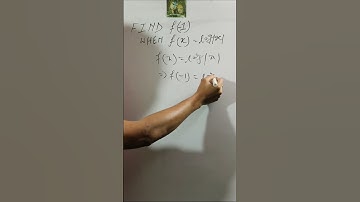 FIND f(-1) WHEN f(x) = log |x|