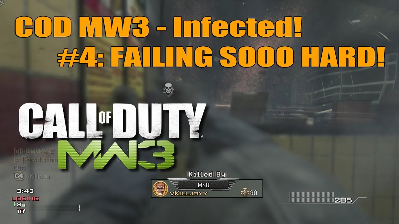 COD MW3 - Infected #4: FAILING SOOO HARD! - YouTube