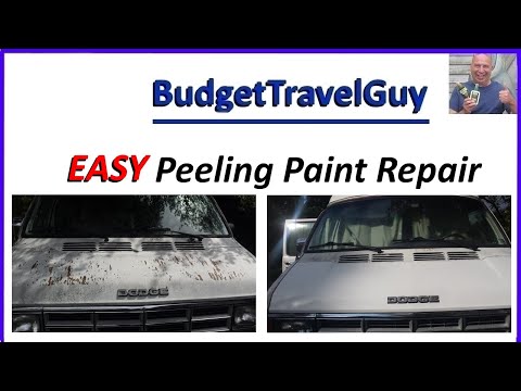 ✅Peeling Paint Easy Repair | Dodge, Chevy, Roadtrek, Pleasure Way, B150 B250 B350 Class B How To Fix