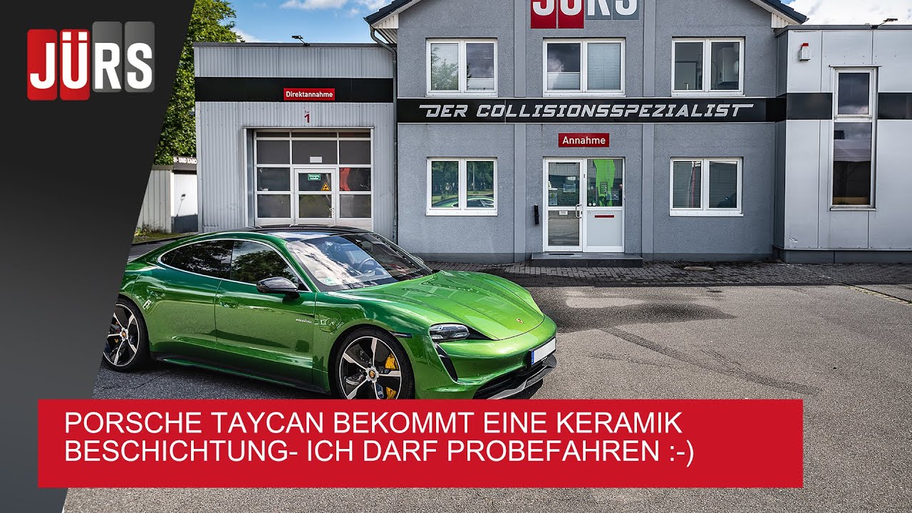 Porsche Taycan Bekommt Keramikversiegelung Micha Fahrt Probe Youtube