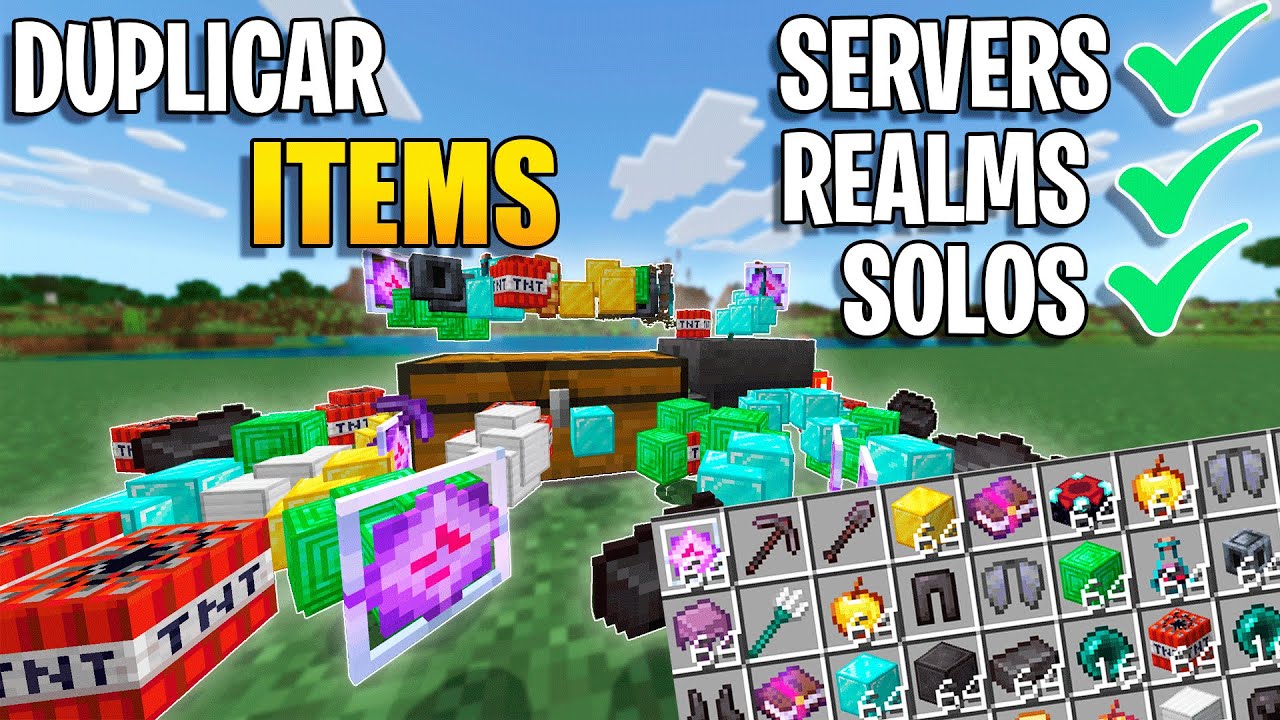 ✅NUEVO TRUCO DUPLICAR ITEMS en Minecraft Bedrock 1.21.124