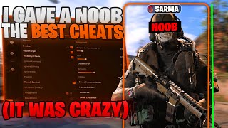 I Got A Noob To Use The Best Warzone Cheats In Warzone...