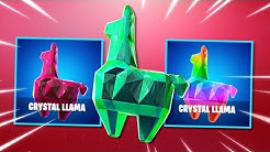 how to get new crystal llama backbling in fortnite free crystal llama backbling reward unlocked - fortnite crystal llama