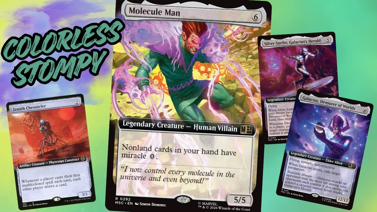 Chaotic Decks #77 - Molecule Man - MTG Marvel Superheroes Commander Deck thumbnail
