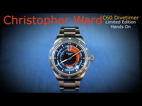 Christopher Ward C65 Divetimer - Decompression Timer Handwound Selita Limited Edition Rainbow Diver