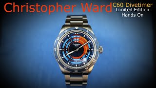 Christopher Ward C65 Divetimer - Decompression Timer Handwound Selita Limited Edition Rainbow Diver