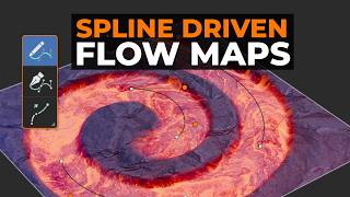 Spline Driven Flow Maps - Geometry Nodes - Theory and Tech Breakdown.