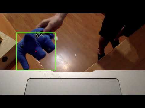 Tracking blue objects with opencv
