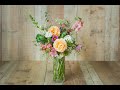 DIY Cut Garden Flower Bouquet