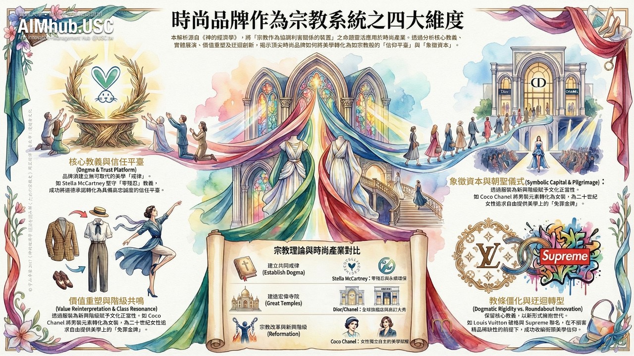 《時尚美學》時尚品牌作為宗教系統之四大維度
