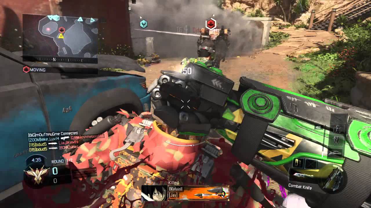 MEGA KILL WITH COMBAT KNIFE! INSANE!!! (Black Ops 3 Multiplayer - '7 kills in a row')