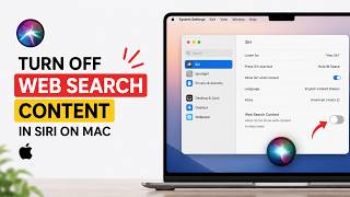 How to Turn Off Web Search Content in Siri on Mac