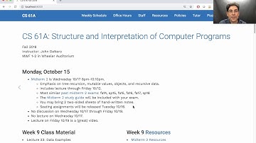 61A Fall 2018 Lecture 23 Video 1