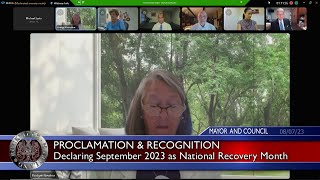 National Recovery Month Proclamation 2023