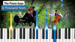 The Piano Guys - A Thousand Years (Christina Perri) - Piano Tutorial