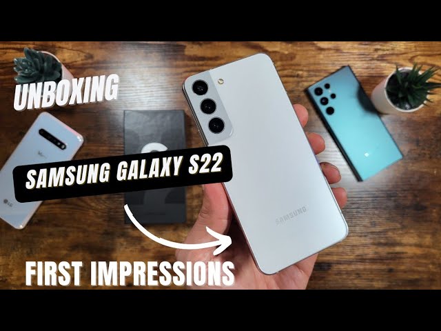 Samsung Galaxy S22 First Impressions (Phantom White) - YouTube