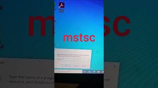 Remote desktop connection in windows Command #shortsvideo #viralvideo #windows #trending