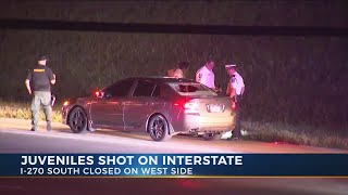 Child injured in shooting on I-270