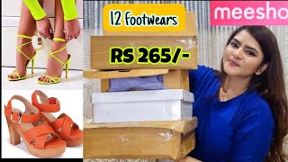 Meesho Footwear haul starting Rs 265 - 960 | Heels, Flats, Gladiators, Sandals | Stylish | #Meesho