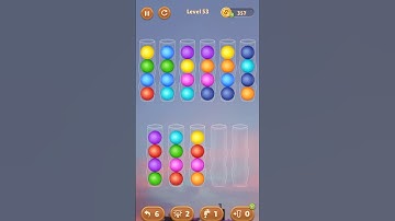 Color Ball Sorting puzzle Game Level 53 #challenge #games #colorball #gaming