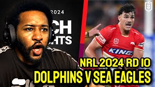 Dolphins v Sea Eagles | NRL 2024 | Rd 10 Highlights | Reaction!