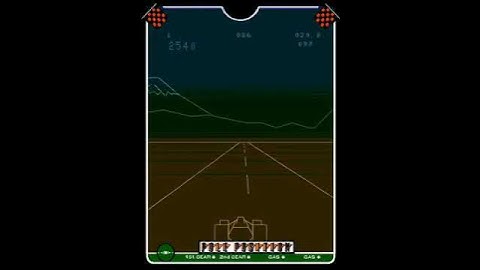 Pole Position - GCE Vectrex - Gameplay 🎮