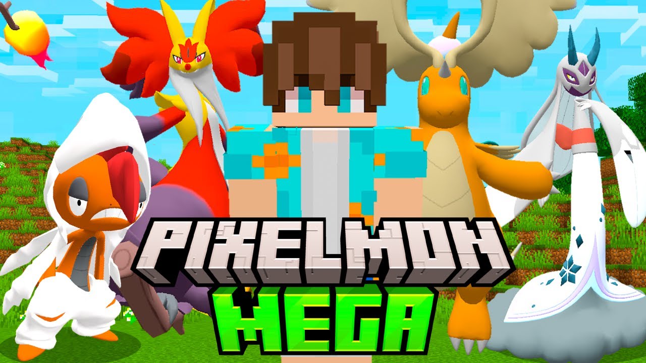 NOVA SÉRIE DE PIXELMON COM AS NOVAS MEGAS NO MINECRAFT PIXELMON