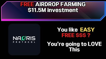 Naoris FREE airdrop farming : $11.5M investment !!