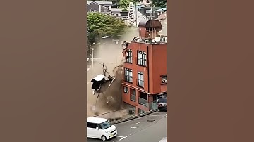 Shocking Building Collapse into River 😱