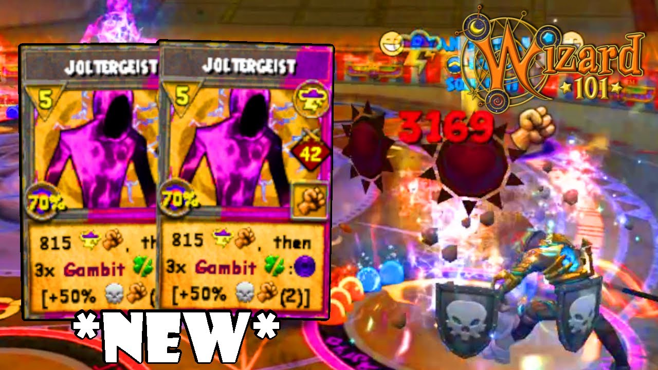 Wizard101 Level 170 Death PvP: The *NEW* Joltergeist Fusion Spell Is WILD.