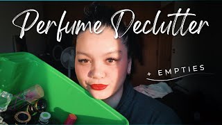 Perfume EMPTIES and DECLUTTER | 20+ Perfumes GONE! | Perfume Collection 2024