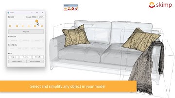 Skimp 2.0 | Simplify and Import GLB, USDz, FBX, OBJ and more!
