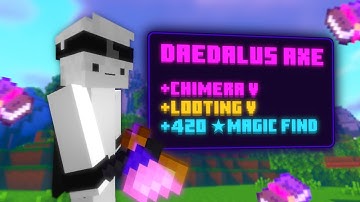 This MAXED DAEDALUS AXE made me BILLIONS! - Hypixel Skyblock