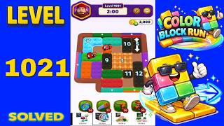 Color Block Run – Level 1021 | Walkthrough