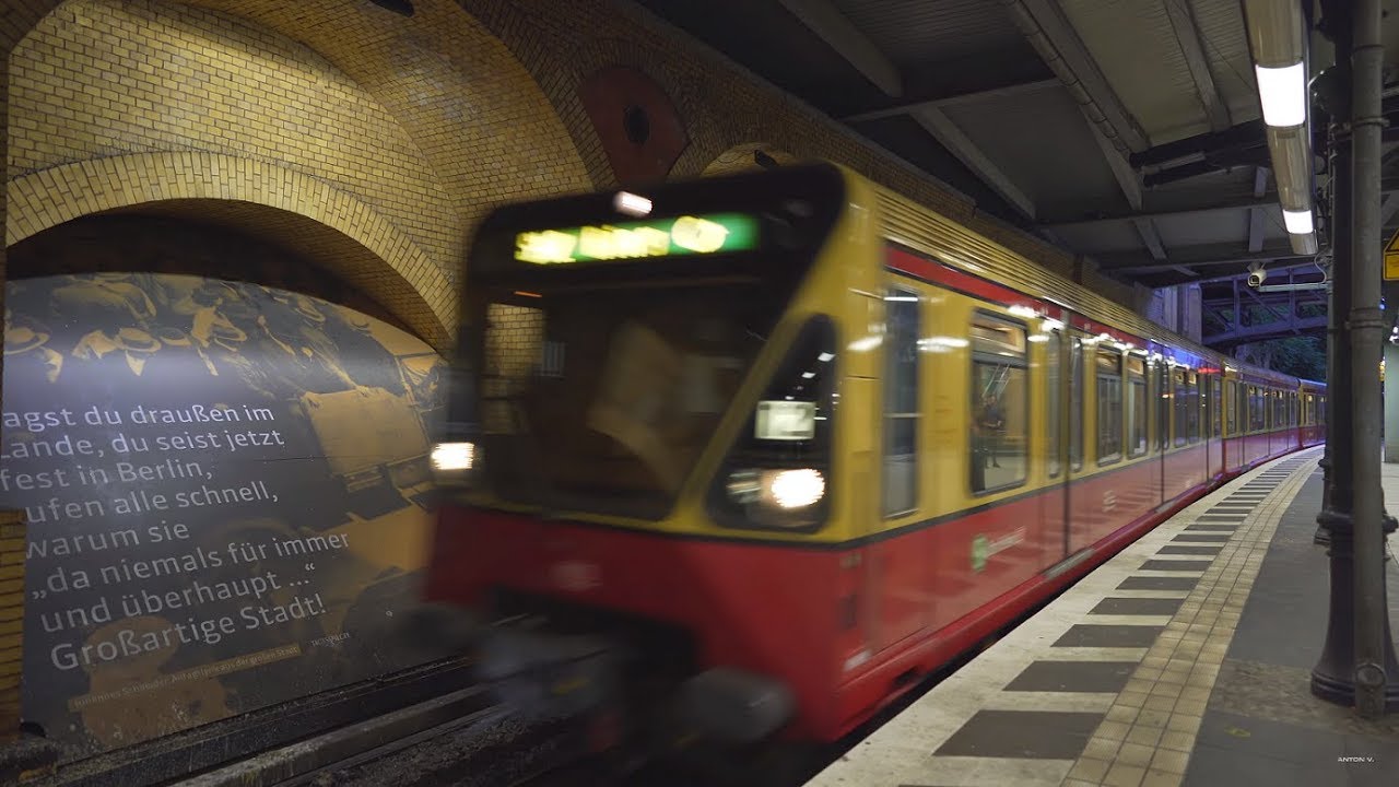 Germany, Berlin, S-Bahn ride from Schönhauser Allee to Jungfernheide