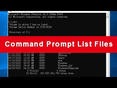 How to open your directory files in pc/laptop | USING CMD | Tech ...