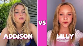 Addison Rae Vs Lilly Ketchman TikTok Dance Compilation