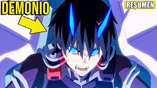 NIÑO SE FUSIONA CON UNA CHICA DEMONIO PARA LUCHAR CONTRA BESTIAS GIGANTES! | Anime Resumen