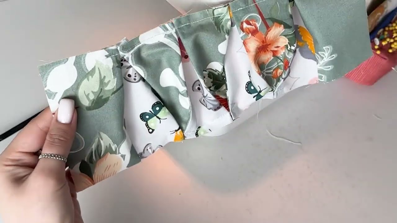 Вы только посмотрите, как красиво трансформируются эти полоски ткани | Шитье для начинающих.