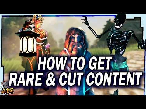 VALHEIM 1.0 Super Rare Or Cut and Cancelled Content! Spawn In Ghost Weapons! Ice Skates! White Deer!