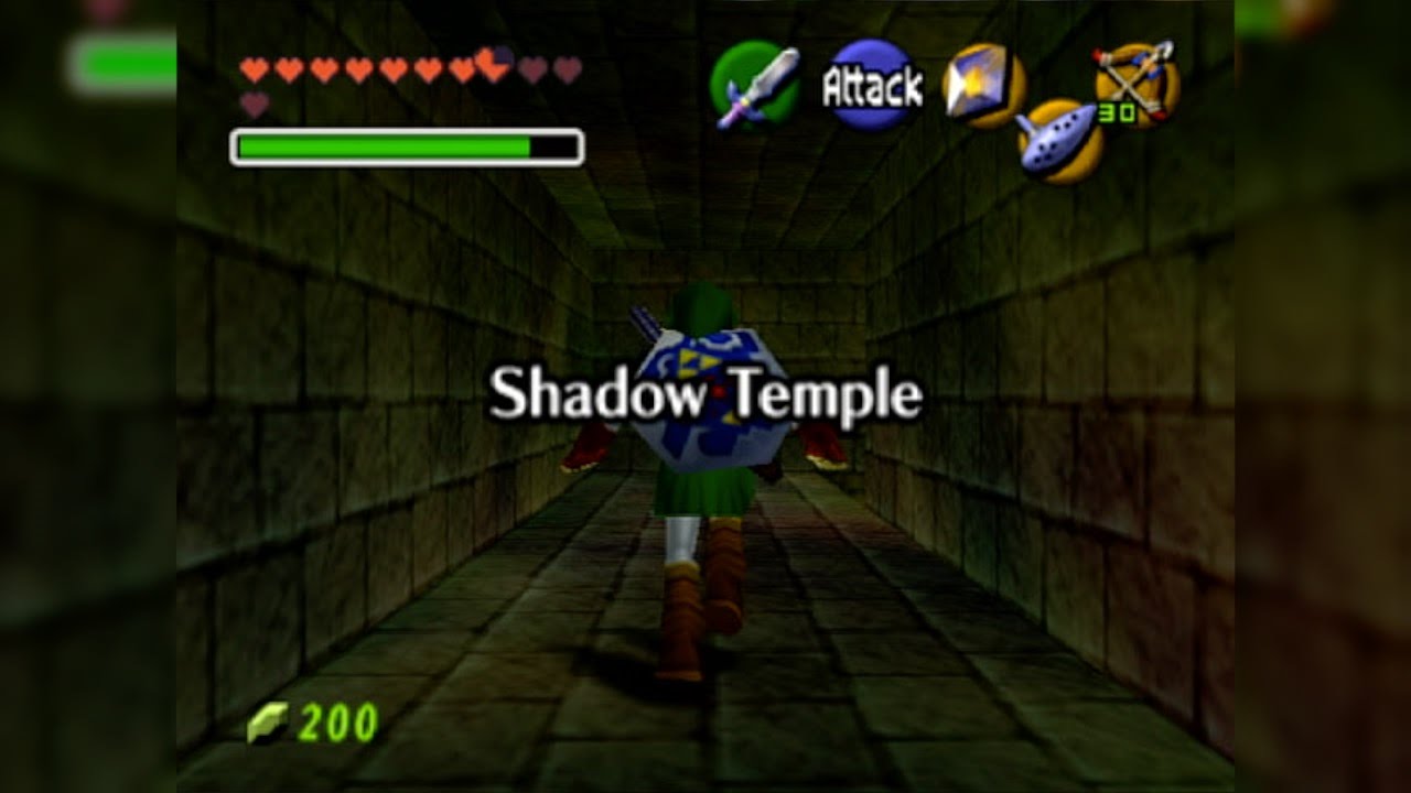 Let's Play Ocarina of Time 28 Hovering in the Shadow Temple YouTube