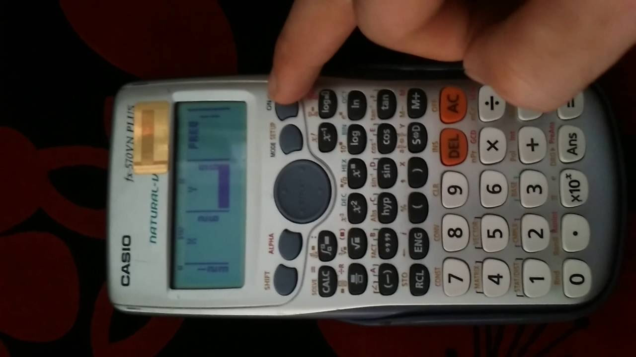 Tính phương trình hồi quy tương quan y=ax b bằng casio... - youtube